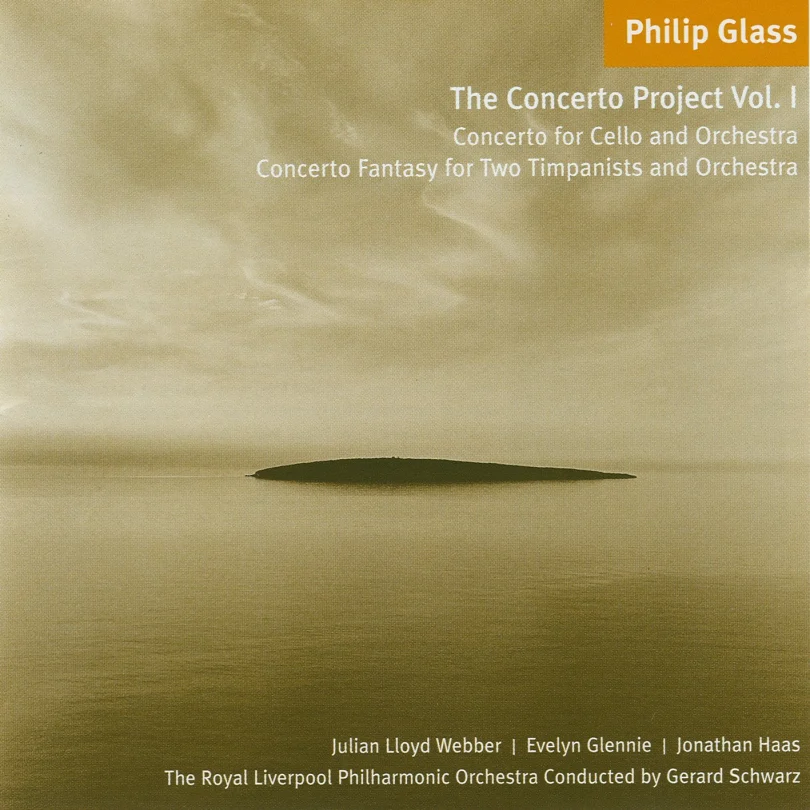 Philip Glass Concerto Project Vol 1 CD Album Cover Art