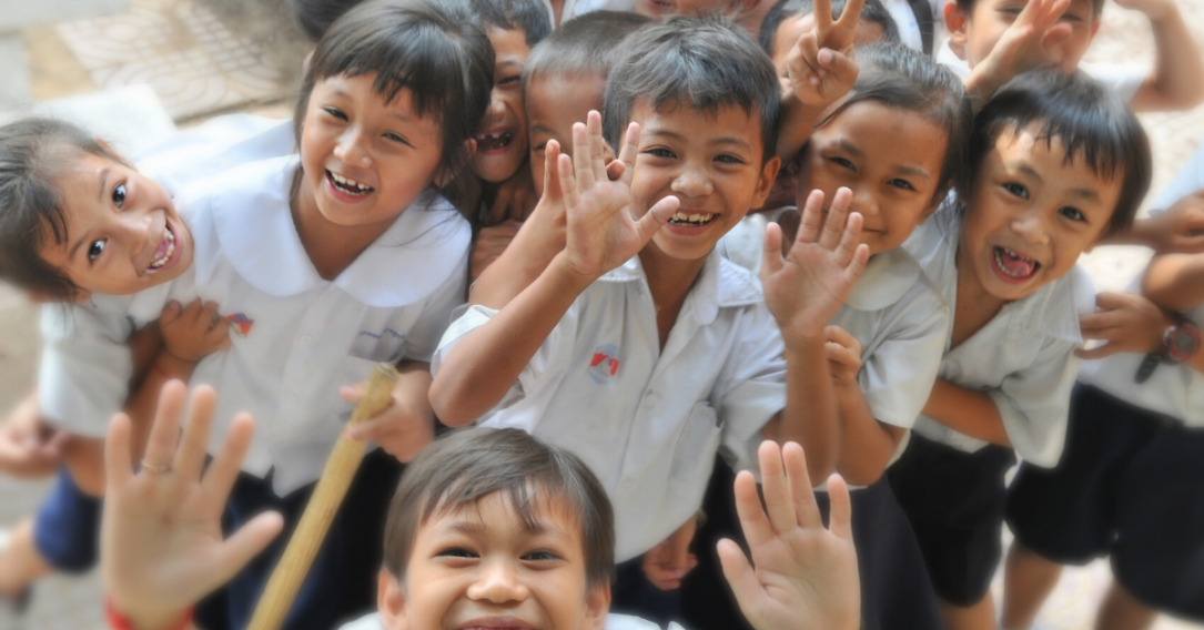 Children smiling