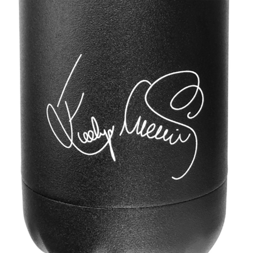 Signed bottle by Evelyn Glennie