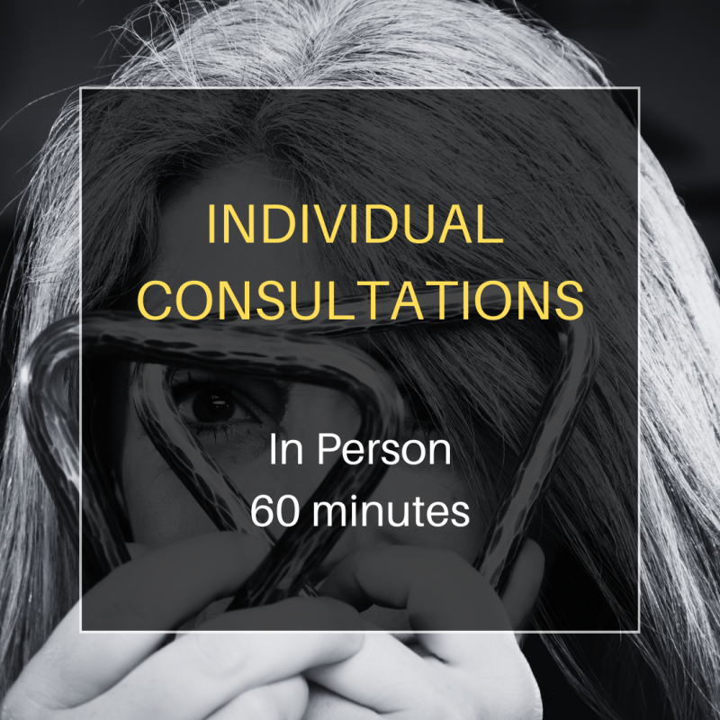 In Person Consultations - Individual 60