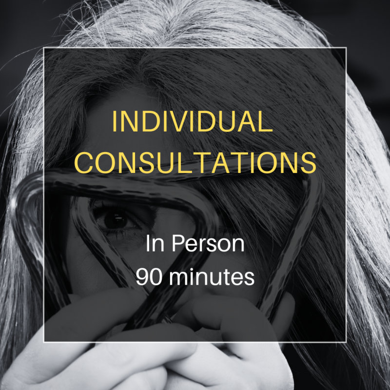 In Person Consultations - Individual 90