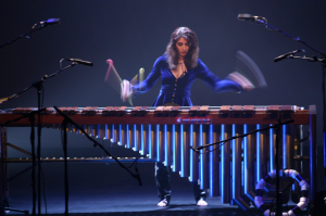 © James Wilson and Evelyn Glennie - photo ref Harrogate Marimba