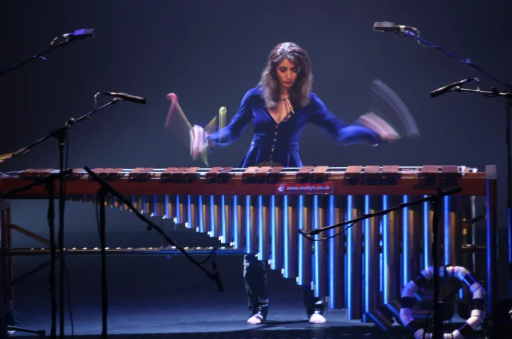 © James Wilson and Evelyn Glennie - photo ref JW HM2 s