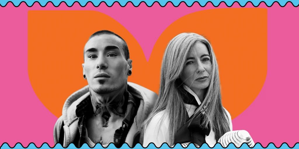 Juano Diaz and Evelyn Glennie