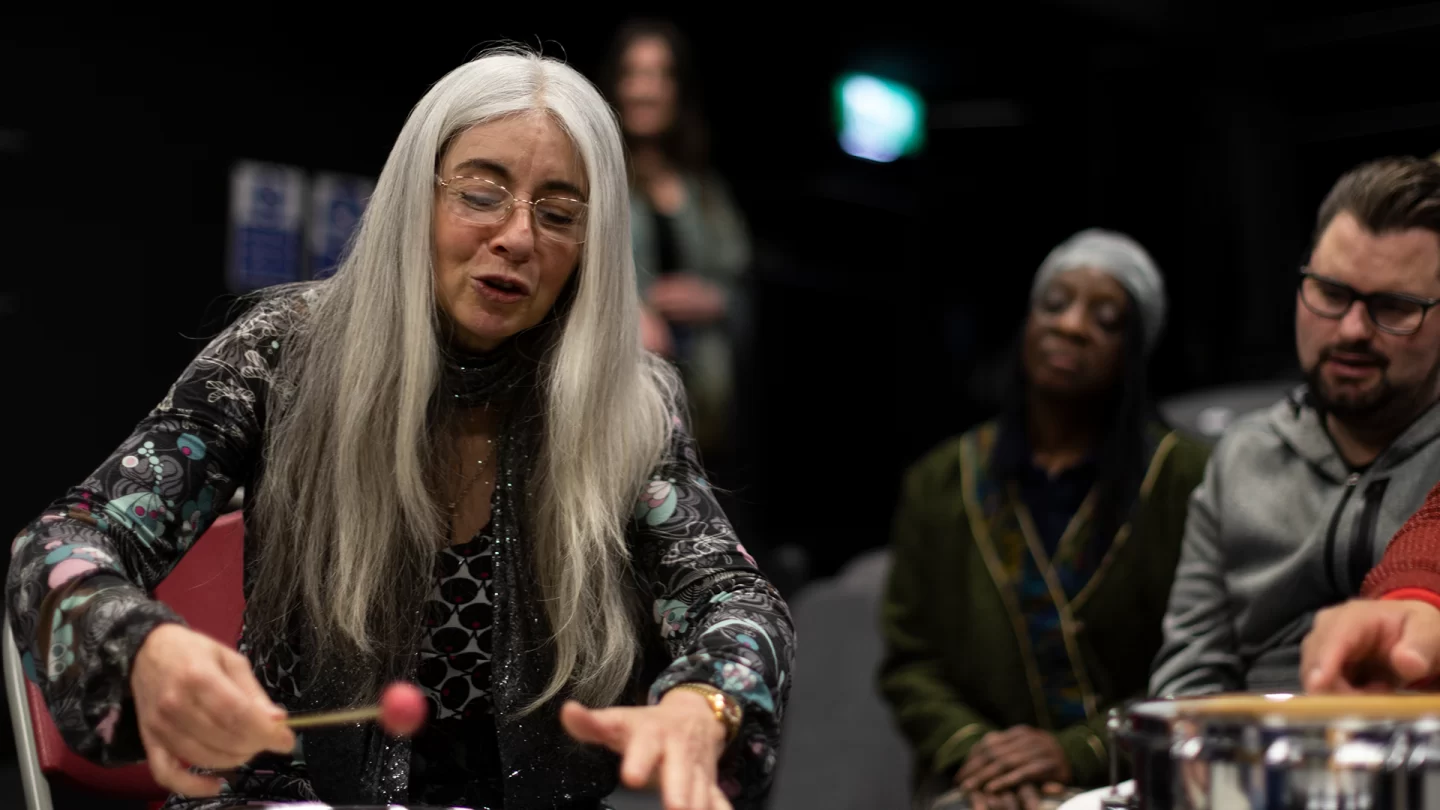 The Evelyn Glennie Foundation - Listen Up! Residency at City Lit, London - In The Round