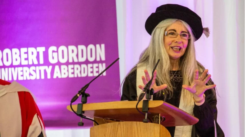 Evelyn Glennie - Chanceller of RGU, Aberdeen